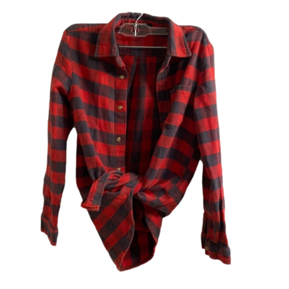 Brandy Melville Tops - BRANDY Melville Flannel Button Up
